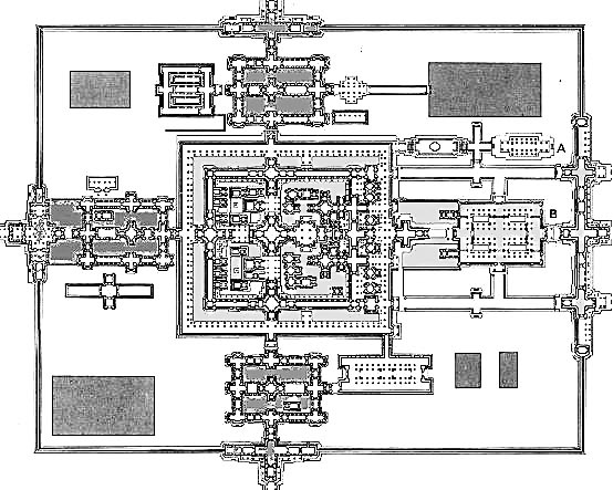 Preah Khan ground plan