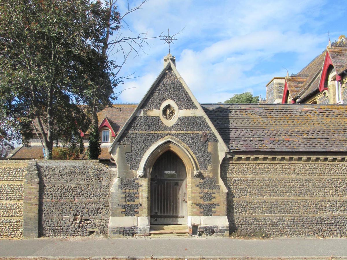Gable entrance on to St Augustine's Road