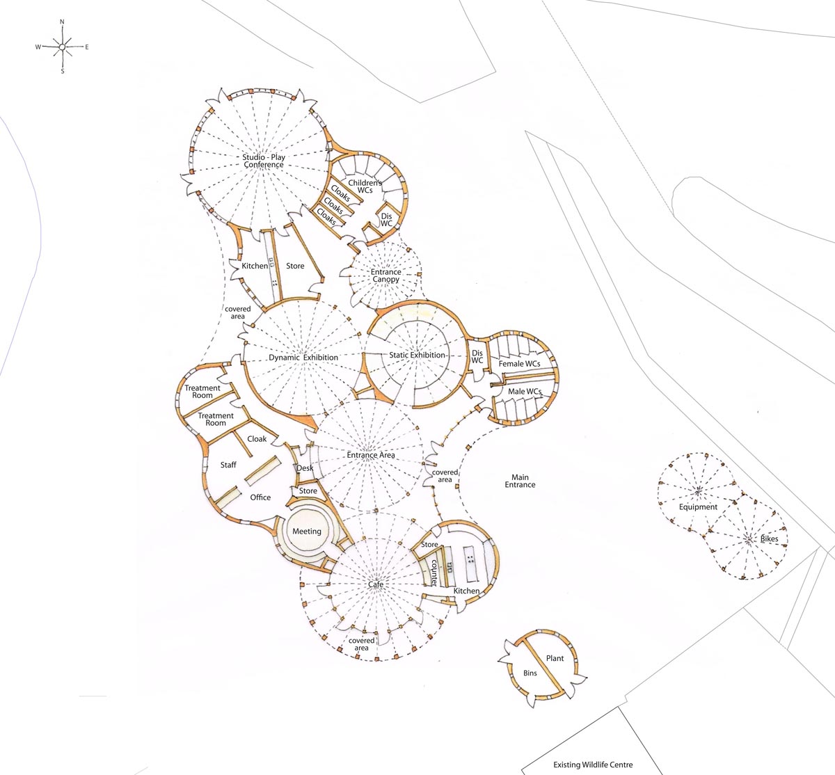 Plan of Wildlife Visitor Centre